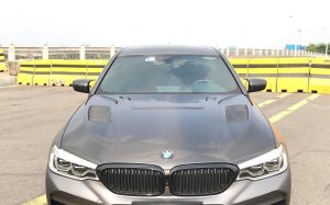 ฝากระโปรงหน้า Carbon Fiber BMW M5 F90 5 Series G30 G31 ทรง TAKD Dry Carbon ปี 2017-ON