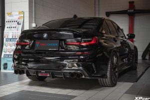 ดิฟฟิวเซอร์ Carbon Fiber BMW 3 Series 330i M340i G20 Pre-LCI ทรง TAKD V2