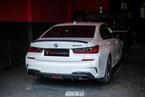 ดิฟฟิวเซอร์ Carbon Fiber BMW 3 Series 330i M340i G20 Pre-LCI ทรง TAKD V2