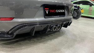 ดิฟฟิวเซอร์ Carbon Fiber Porsche 718 Cayman Boxster GTS ทรง TAKD V2