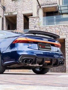ดิฟฟิวเซอร์ Carbon Fiber Audi A7 S-Line S7 C8 ทรง TAKD ปี 2018-ON