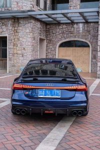 ดิฟฟิวเซอร์ Carbon Fiber Audi A7 S-Line S7 C8 ทรง TAKD ปี 2018-ON