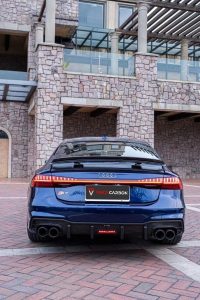 ดิฟฟิวเซอร์ Carbon Fiber Audi A7 S-Line S7 C8 ทรง TAKD ปี 2018-ON
