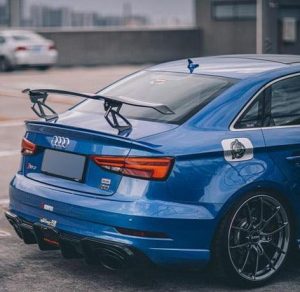 ดิฟฟิวเซอร์ Carbon Fiber Audi RS3 ทรง TAKD V1 ปี 2018-2020