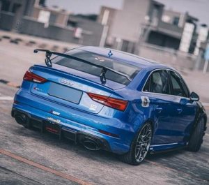 ดิฟฟิวเซอร์ Carbon Fiber Audi RS3 ทรง TAKD V1 ปี 2018-2020
