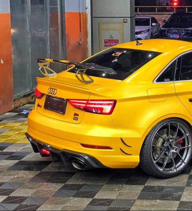 ดิฟฟิวเซอร์ Carbon Fiber Audi RS3 ทรง TAKD V1 ปี 2018-2020