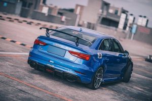 ดิฟฟิวเซอร์ Carbon Fiber Audi RS3 ทรง TAKD V1 ปี 2018-2020