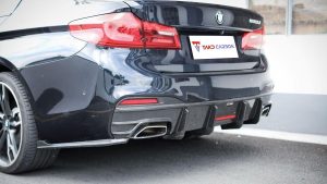 ดิฟฟิวเซอร์ Carbon Fiber BMW 5 series M550 540 530 G30 Pre-LCI ทรง TAKD