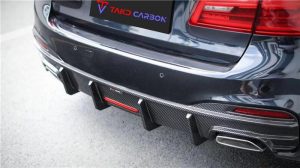 ดิฟฟิวเซอร์ Carbon Fiber BMW 5 series M550 540 530 G30 Pre-LCI ทรง TAKD