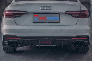 ดิฟฟิวเซอร์ Carbon Fiber Audi S4 B9.5 ทรง TAKD V2