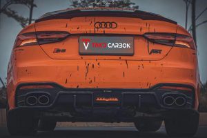 ดิฟฟิวเซอร์ Carbon Fiber Audi S5 A5 S-line B9.5 ทรง TAKD Ver.2