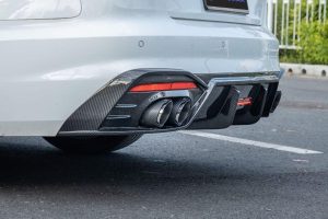 ดิฟฟิวเซอร์ Carbon Fiber Audi S4 A4 S-Line B9.5 ทรง TAKD Ver.1 ปี 2020-ON
