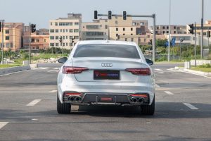 ดิฟฟิวเซอร์ Carbon Fiber Audi S4 A4 S-Line B9.5 ทรง TAKD Ver.1 ปี 2020-ON