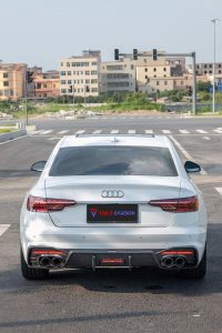 ดิฟฟิวเซอร์ Carbon Fiber Audi S4 A4 S-Line B9.5 ทรง TAKD Ver.1 ปี 2020-ON