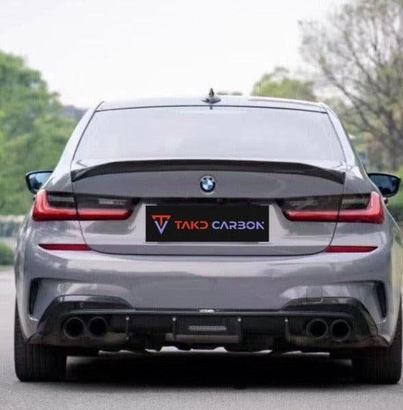 ดิฟฟิวเซอร์ Carbon Fiber BMW 3 Series G20 ทรง TAKD V1 ปี 2019-2022