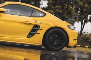 สปอยเลอร์ Carbon Fiber Porsche 718 Cayman / Boxster / GTS 2 Door ทรง TAKD V1 ปี 2017-2025