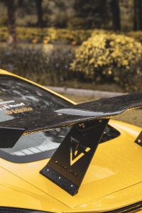 สปอยเลอร์ Carbon Fiber Porsche 718 Cayman / Boxster / GTS 2 Door ทรง TAKD V1 ปี 2017-2025