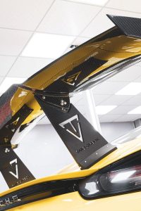สปอยเลอร์ Carbon Fiber Porsche 718 Cayman / Boxster / GTS 2 Door ทรง TAKD V1 ปี 2017-2025
