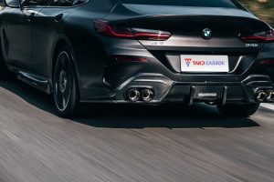 สเกิร์ตข้าง Carbon Fiber BMW M850 840 G16 8 Series 840i 850i ทรง TAKD V1