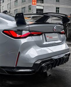 สปอยเลอร์ Carbon Fiber BMW M4 / M4C G82 4 series 430i M440i G22 G23 Coupe ทรง TAKD