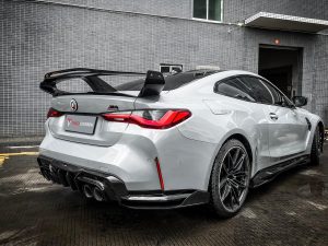 สปอยเลอร์ Carbon Fiber BMW M4 / M4C G82 4 series 430i M440i G22 G23 Coupe ทรง TAKD