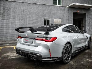 สปอยเลอร์ Carbon Fiber BMW M4 / M4C G82 4 series 430i M440i G22 G23 Coupe ทรง TAKD