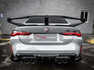สปอยเลอร์ Carbon Fiber BMW M4 / M4C G82 4 series 430i M440i G22 G23 Coupe ทรง TAKD
