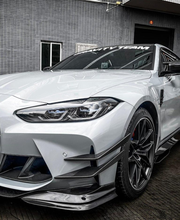 กันชนหน้า Carbon Fiber BMW M3 G80 M4 G82 G83 ทรง TAKD ปี 2021-ON
