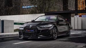 ลิ้นหน้า Carbon Fiber BMW I4 M50 / e Drive 40 4 Series Gran Coupe M440i G26 ทรง TAKD