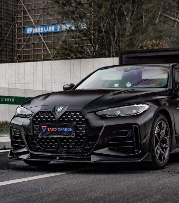 ลิ้นหน้า Carbon Fiber BMW I4 M50 / e Drive 40 4 Series Gran Coupe M440i G26 ทรง TAKD
