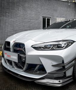 ลิ้นหน้า Carbon Fiber BMW M3 G80 M4 G82 G83 ทรง TAKD ปี 2021-ON