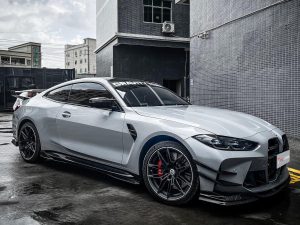 ลิ้นหน้า Carbon Fiber BMW M3 G80 M4 G82 G83 ทรง TAKD ปี 2021-ON