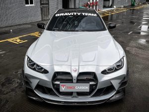 ลิ้นหน้า Carbon Fiber BMW M3 G80 M4 G82 G83 ทรง TAKD ปี 2021-ON