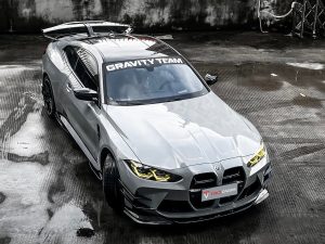 ลิ้นหน้า Carbon Fiber BMW M3 G80 M4 G82 G83 ทรง TAKD ปี 2021-ON