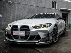 ลิ้นหน้า Carbon Fiber BMW M3 G80 M4 G82 G83 ทรง TAKD ปี 2021-ON