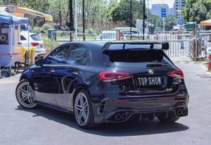 กันชน Carbon Fiber Mercedes Benz A-Class A45 A35 A220 W177 ทรง TAKD