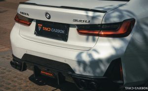 ดิฟฟิวเซอร์ Carbon Fiber BMW 3 Series G20 330i M340i LCI ทรง TAKD V1