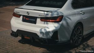 ดิฟฟิวเซอร์ Carbon Fiber BMW 3 Series G20 330i M340i LCI ทรง TAKD V1