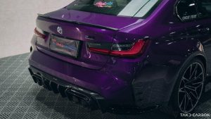 ดิฟฟิวเซอร์ Carbon Fiber BMW M3 / M3C G80/G81 M4 / M4C G82/G83 ทรง TAKD