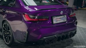 ดิฟฟิวเซอร์ Carbon Fiber BMW M3 / M3C G80/G81 M4 / M4C G82/G83 ทรง TAKD