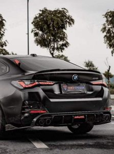 ดิฟฟิวเซอร์ Carbon Fiber BMW I4 M50 M440i 430i G26 ทรง TAKD V1