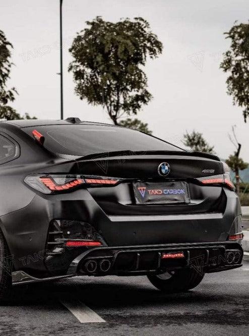 ดิฟฟิวเซอร์ Carbon Fiber BMW I4 M50 M440i 430i G26 ทรง TAKD V1