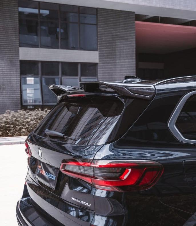 สปอยเลอร์หลังคา Carbon Fiber BMW X5 G05 M50i X/S Drive 40i ทรง TAKD ปี 2019-ON