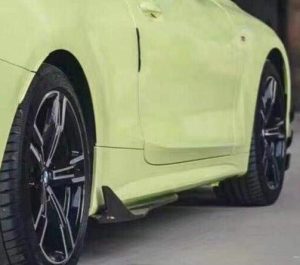สเกิร์ตข้าง Carbon Fiber BMW 4 Series G22 G23 G26 i4 Gran coupe 430i M440i ทรง TAKD