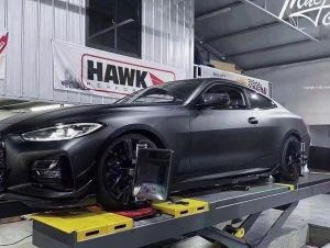 สเกิร์ตข้าง Carbon Fiber BMW 4 Series G22 G23 G26 i4 Gran coupe 430i M440i ทรง TAKD