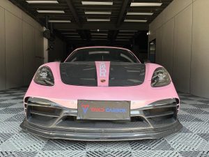 กันชน Carbon Fiber Porsche 718 Boxster / Cayman ทรง TAKD (Front Bumper & Lip)