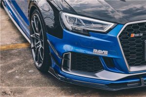 ซุ้มล้อ-แก้มข้าง Carbon Fiber Audi RS3 8V ทรง TAKD ปี 2018-2020