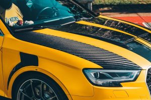 ซุ้มล้อ-แก้มข้าง Carbon Fiber Audi RS3 8V ทรง TAKD ปี 2018-2020