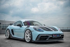 ฝากระโปรงหน้า Carbon Fiber Porsche 718 Boxster / Cayman 911 991.1 991.2 981 ทรง TAKD V2