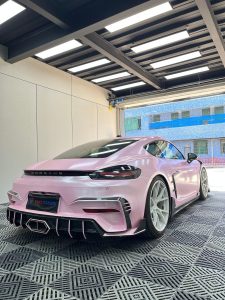 กันชน Carbon Fiber Porsche 718 Cayman / Boxster / GTS ทรง TAKD ปี 2017-2025